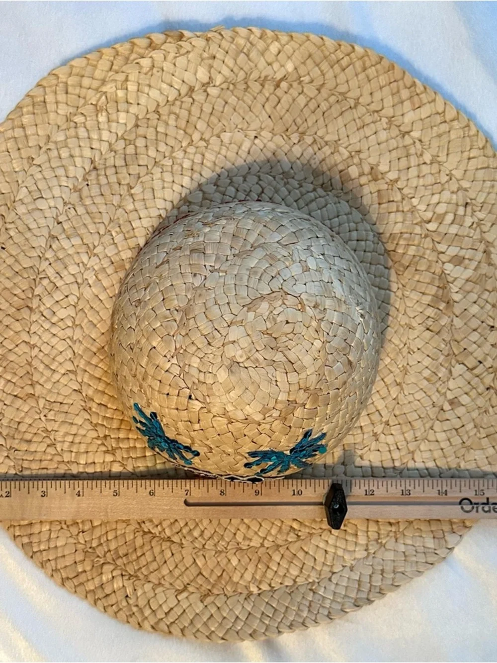 Walt Disney World Straw Hat Beach Vacation Mickey Minnie Mouse Adult OS - Picture 8 of 9